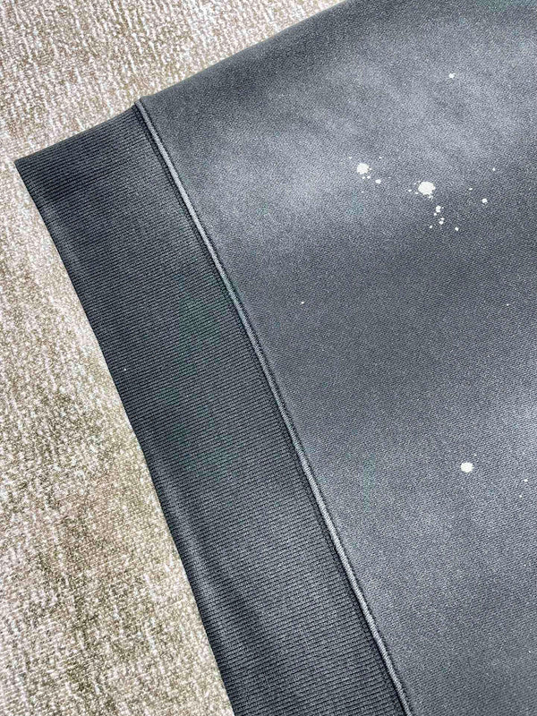 Close-up of Amiri t-shirt craftsmanship