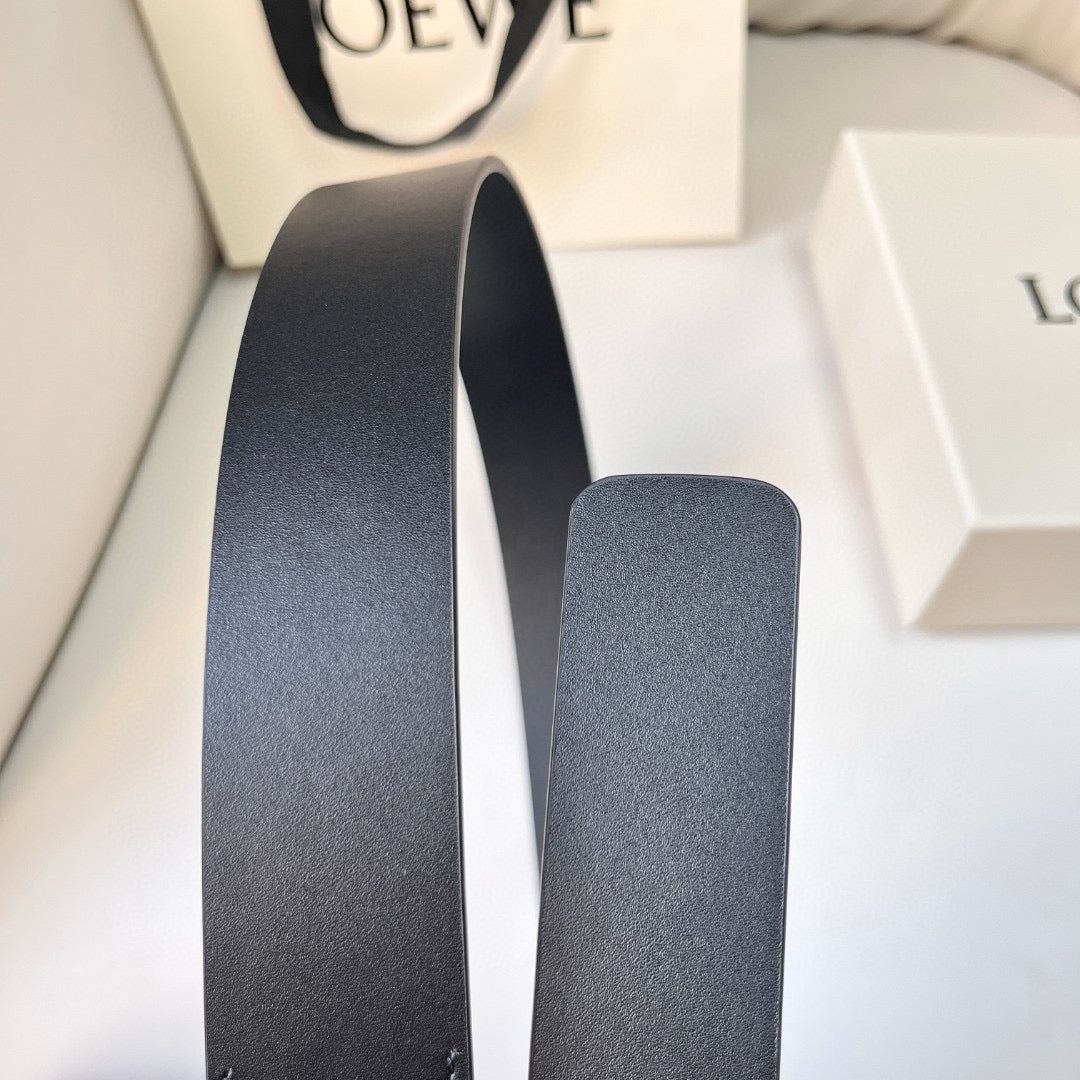 Belts- Loew Belt 3.5 Cm Premium Leather Designer Belt