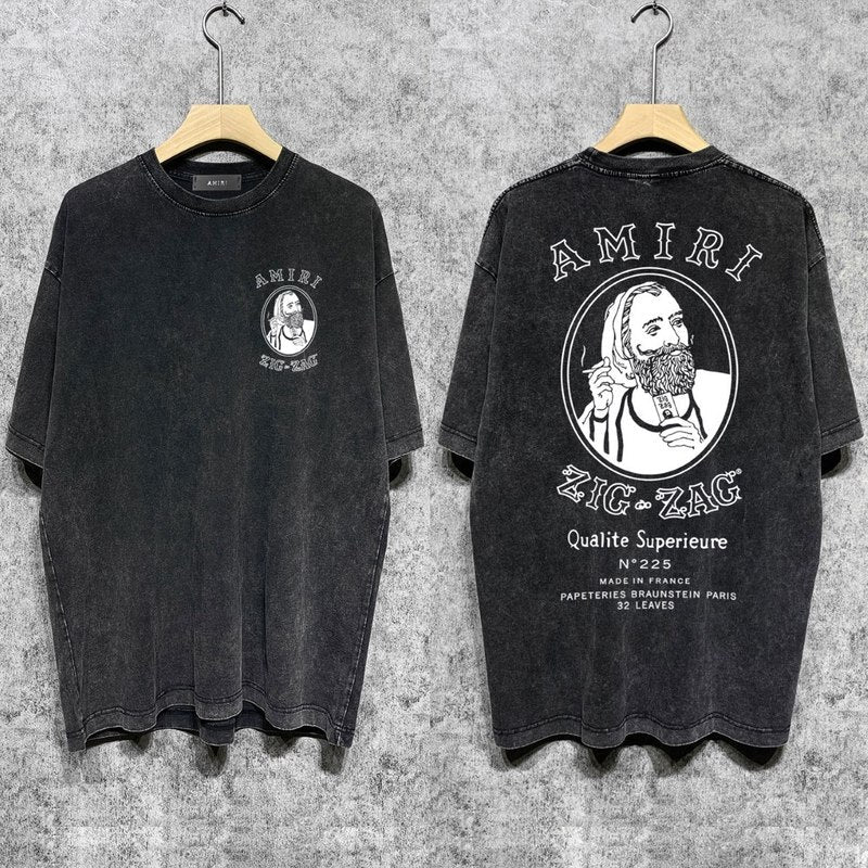Amiri t-shirt front view designer style