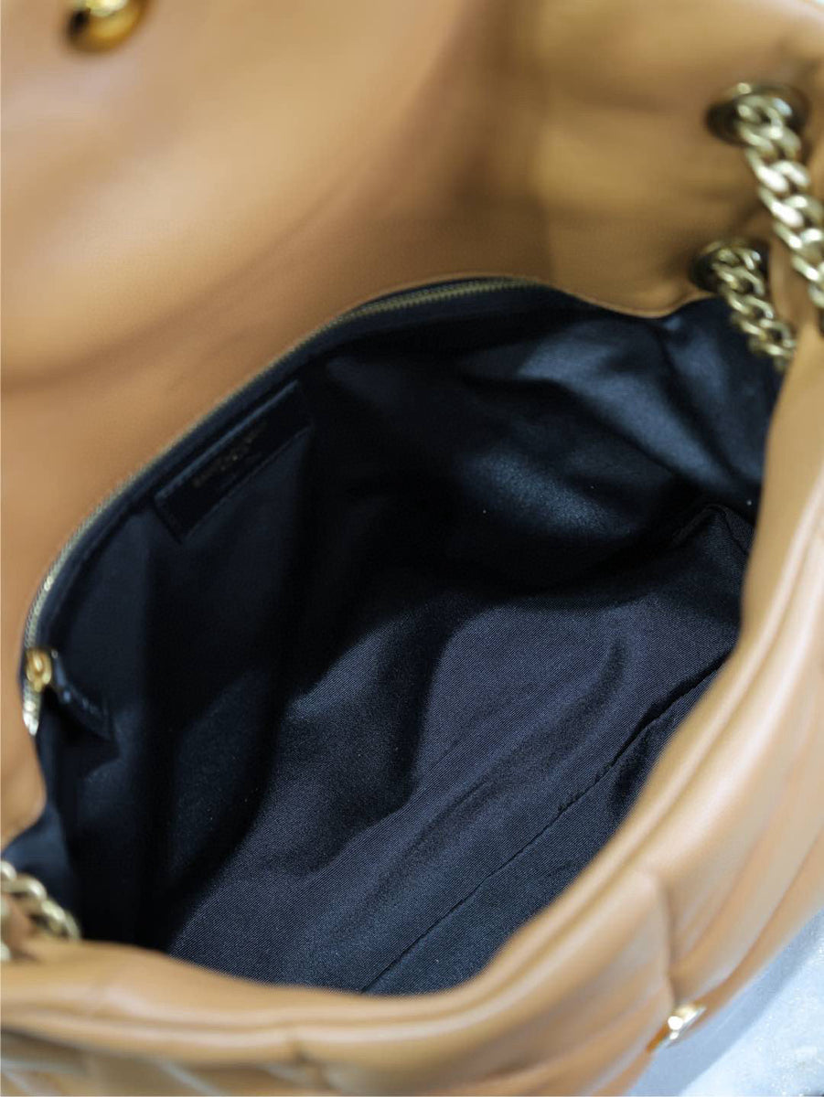 Saint Laurent Bags- Saint Laurent Loulou Medium Puffer Bag Elegant Everyday Designer Handbag