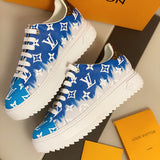 Close-up of Louis Vuitton shoes craftsmanship