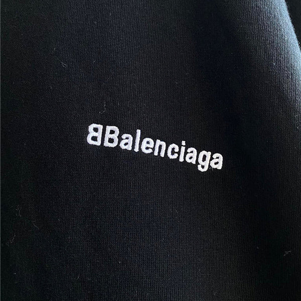 Close-up of Balenciaga designer clothing craftsmanship