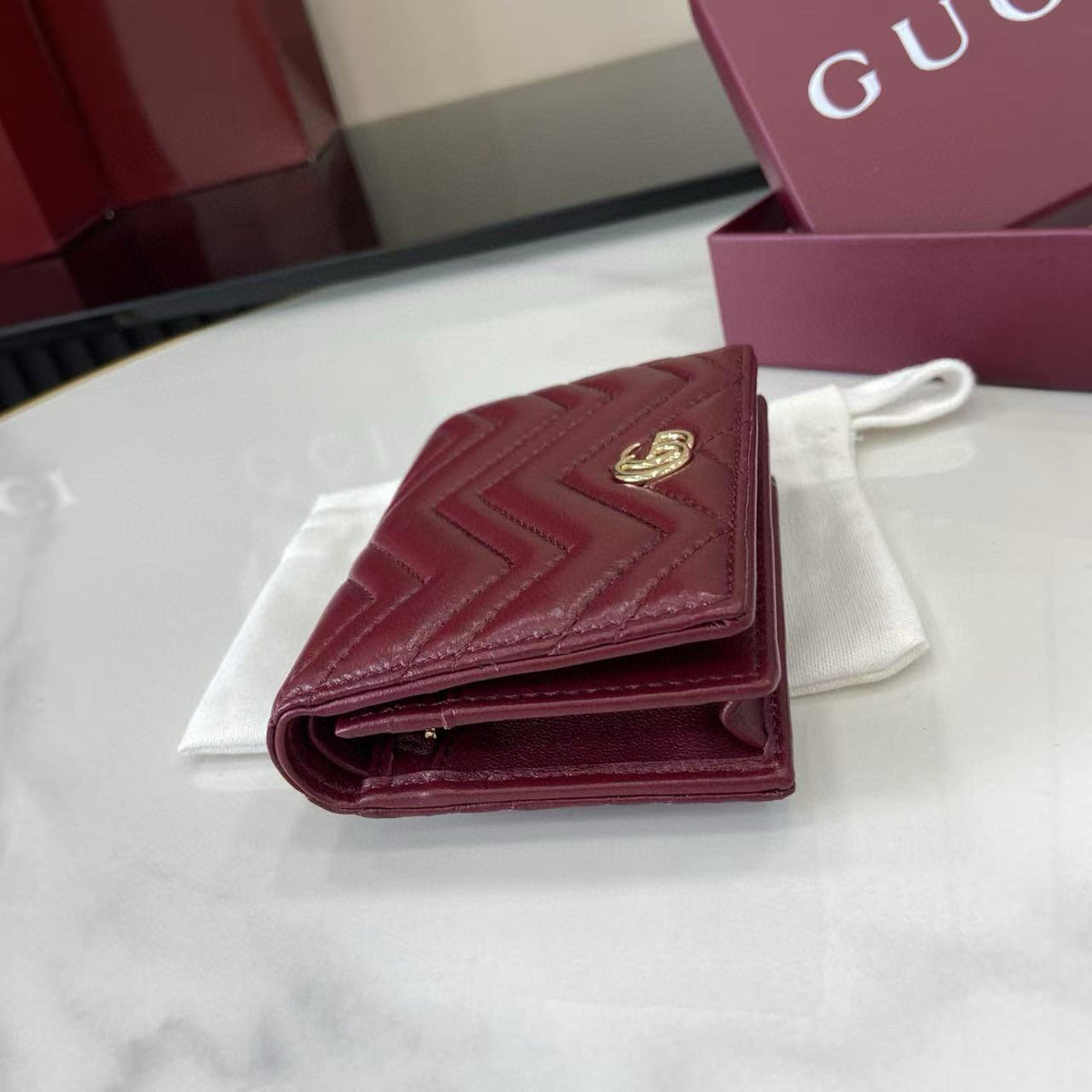 Gucci Wallets- Gucci Marmont Small Wallet Elegant Everyday Leather Wallet