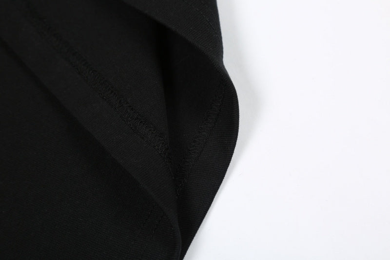 Close-up of Balenciaga t-shirt craftsmanship