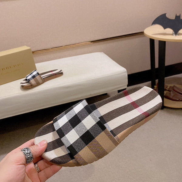 Burberry Black Block Heel Pumps - Detail Shot of Craftsmanship