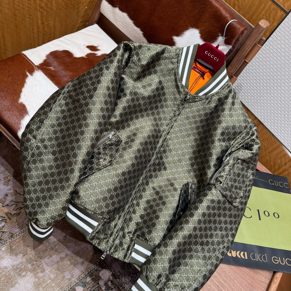 Gucci Jackets- Gucci Bomber Jacket Luxury Designer Outerwear Jacket