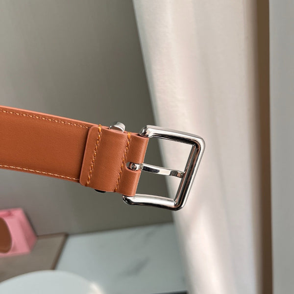 Belts- Miu M Belt 3.5 Cm Classic Everyday Designer Belt