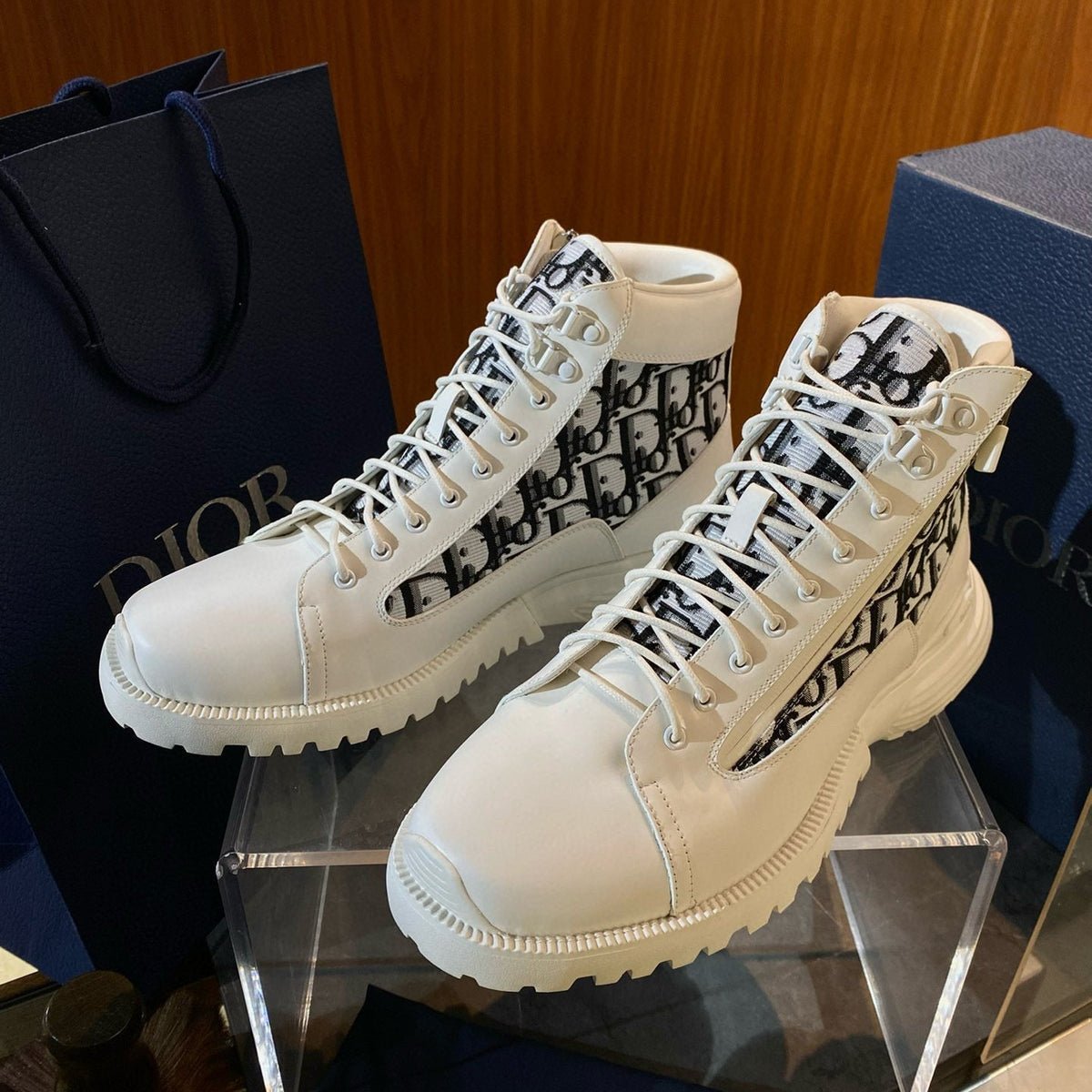 Dior Shoes- Dior Combat Boots Premium Designer Casual Shoes