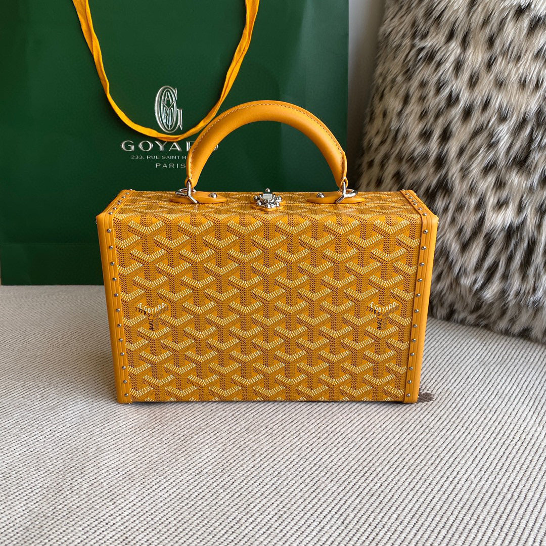 Bags- Goya Grand Hotel Trunk Bag Luxury Designer Leather Handbag