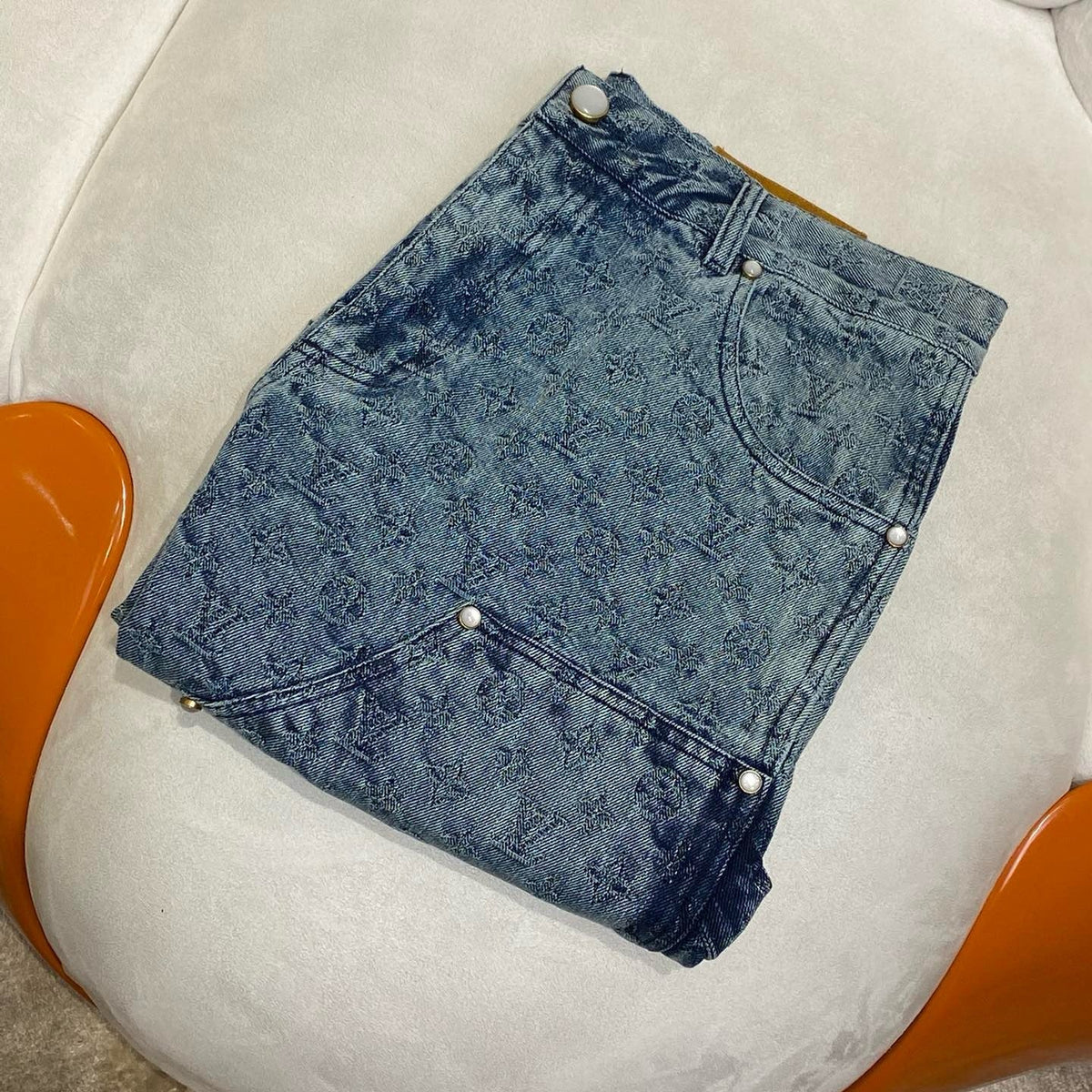 Louis Vuitton Jeans- Louis Vuitton Lou Denim Shorts Premium Designer Denim Jeans