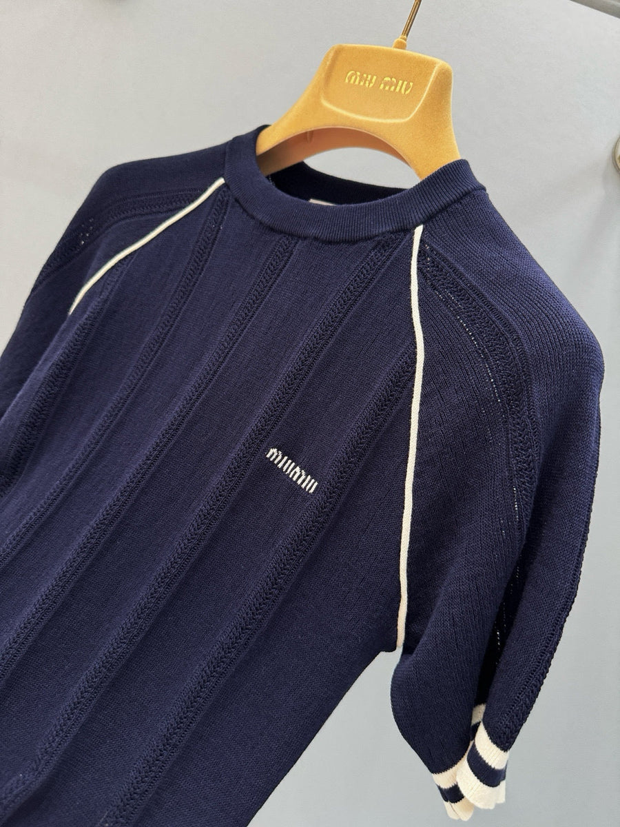 Tops- Miu M Top Elegant Everyday Designer Top