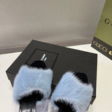 Close-up of Saint Laurent shoes craftsmanship