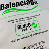 Close-up of Balenciaga designer clothing craftsmanship