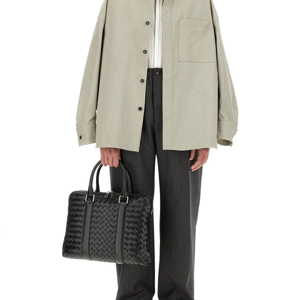 Bottega Veneta Tops? Bottega Veneta Men Cotton Twill Over Shirt Elegant Everyday Designer Top