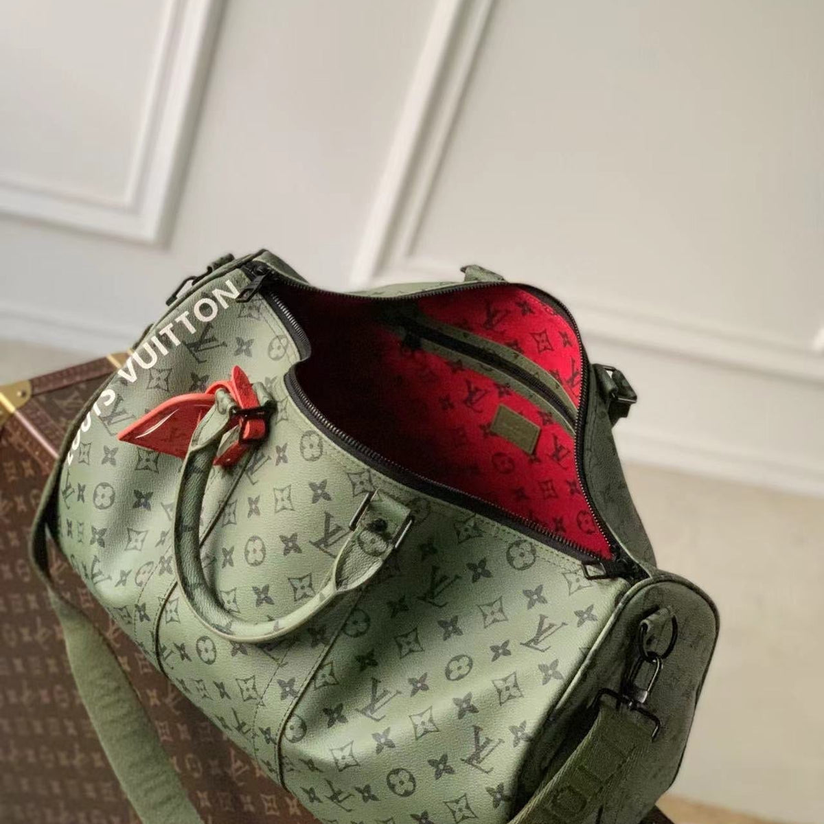 Louis Vuitton Bags- Louis Vuitton Lou Keepall 45 Bag Luxury Designer Leather Handbag