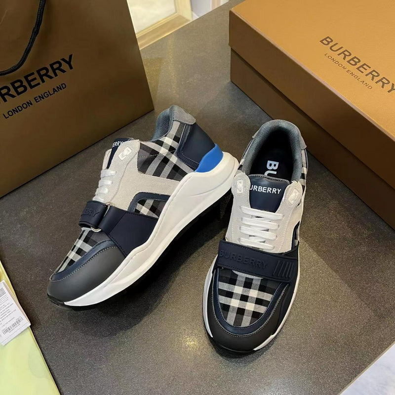 Burberry Black Loafer Flats - Heel Detail View