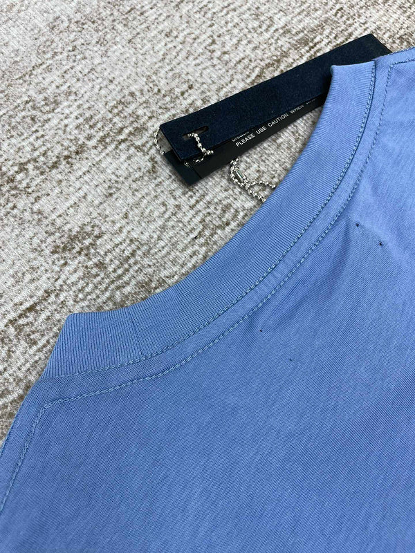 Close-up of Amiri t-shirt craftsmanship