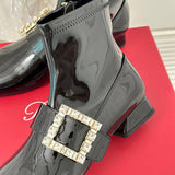 Texture and finish detail of Roger Vivier luxury piece style No.102
