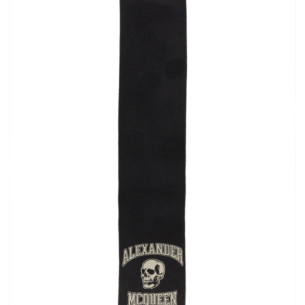 Alexander McQueen Scarves? Alexander Mcqueen Men Skull Scarf Luxury Designer Silk Scarf