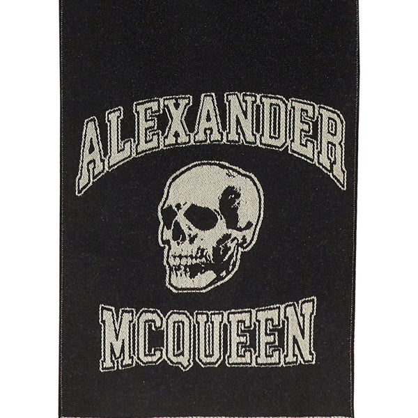 Alexander McQueen Scarves? Alexander Mcqueen Men Skull Scarf Luxury Designer Silk Scarf