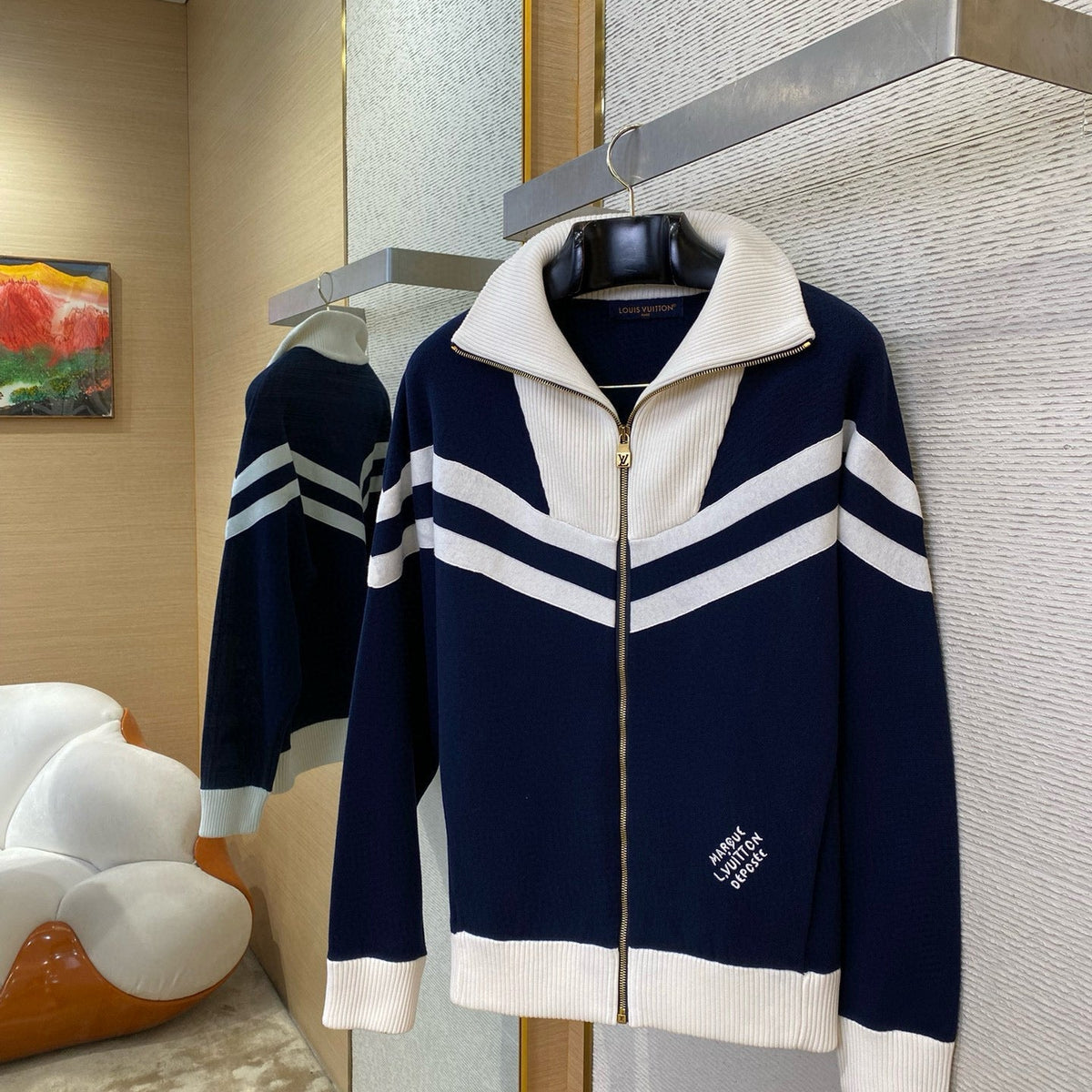 Louis Vuitton Sweaters- Louis Vuitton Lou Zip Jumper Premium Casual Designer Knitwear