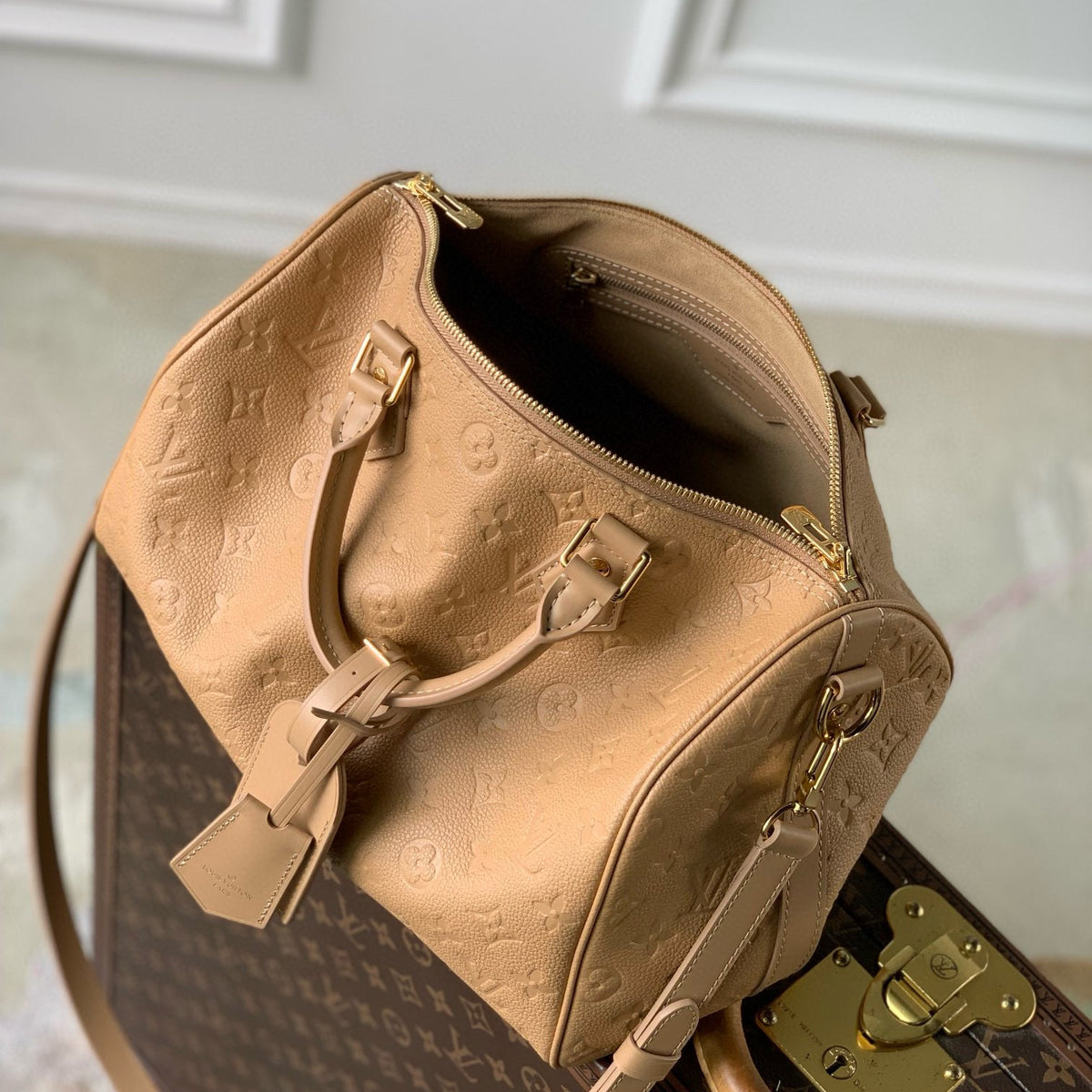 Louis Vuitton Bags- Louis Vuitton Lou Speedy Soft 30 Bag Elegant Everyday Designer Handbag