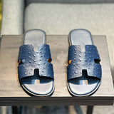 Hermes shoes Style 025 - logo and branding close-up