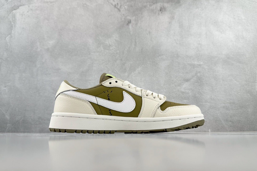 Jordan Shoes- Jordan Travis S x Jordan 1 Low Luxury Lifestyle Designer Footwear