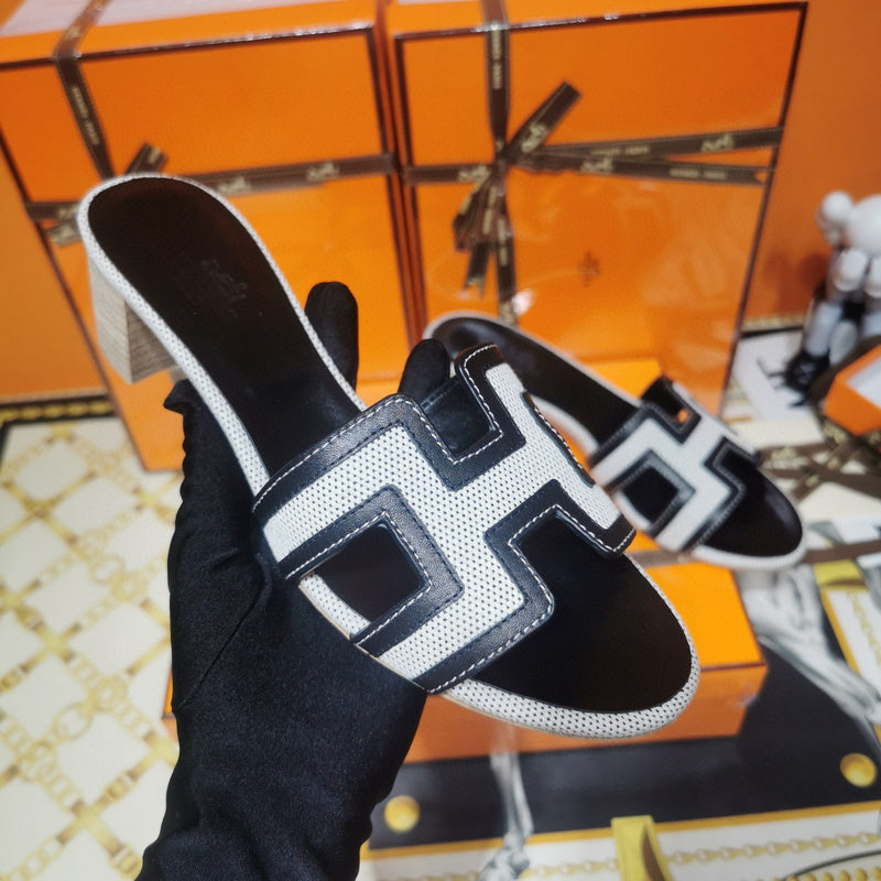 Hermes sandals Style 054 - front view, premium leather craftsmanship