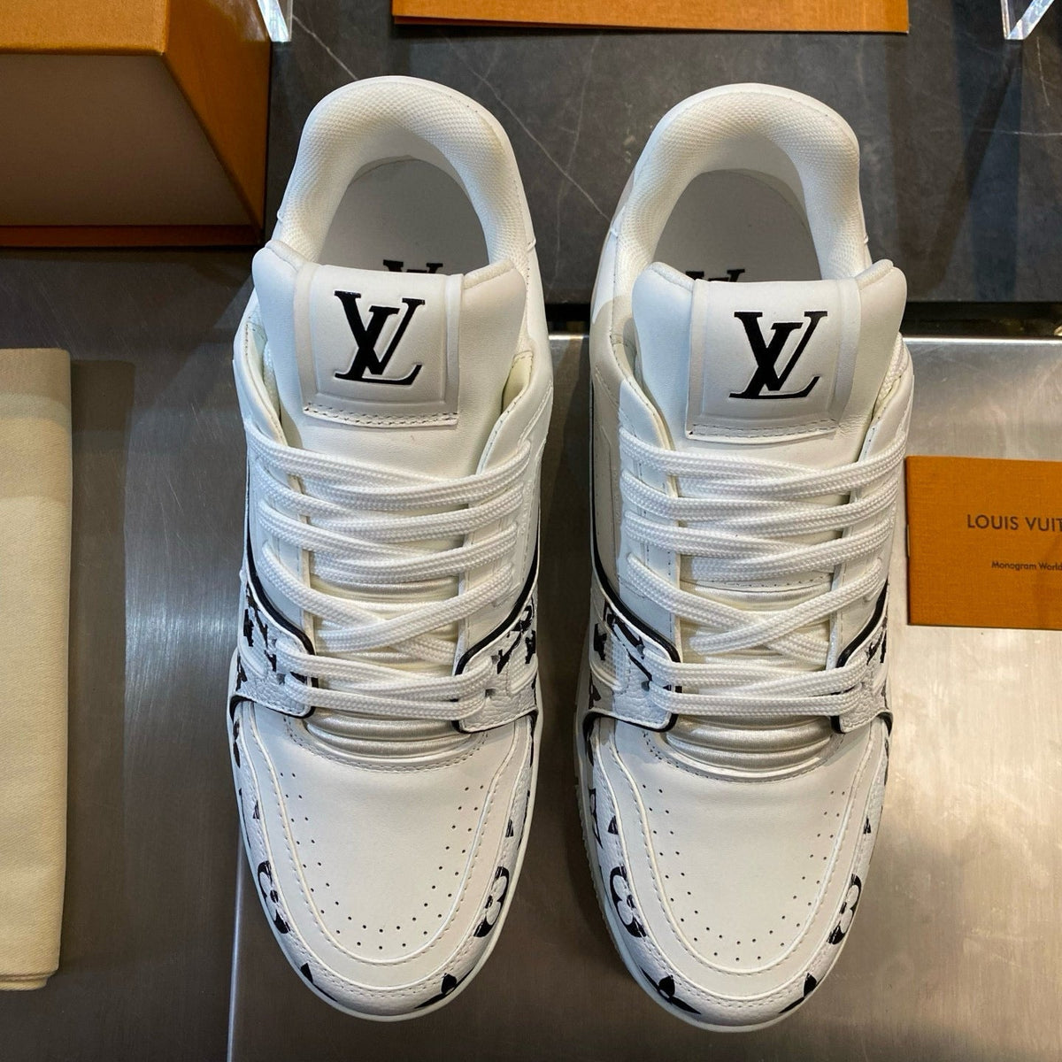 Louis Vuitton Shoes- Louis Vuitton Lou Trainers Premium Designer Casual Shoes