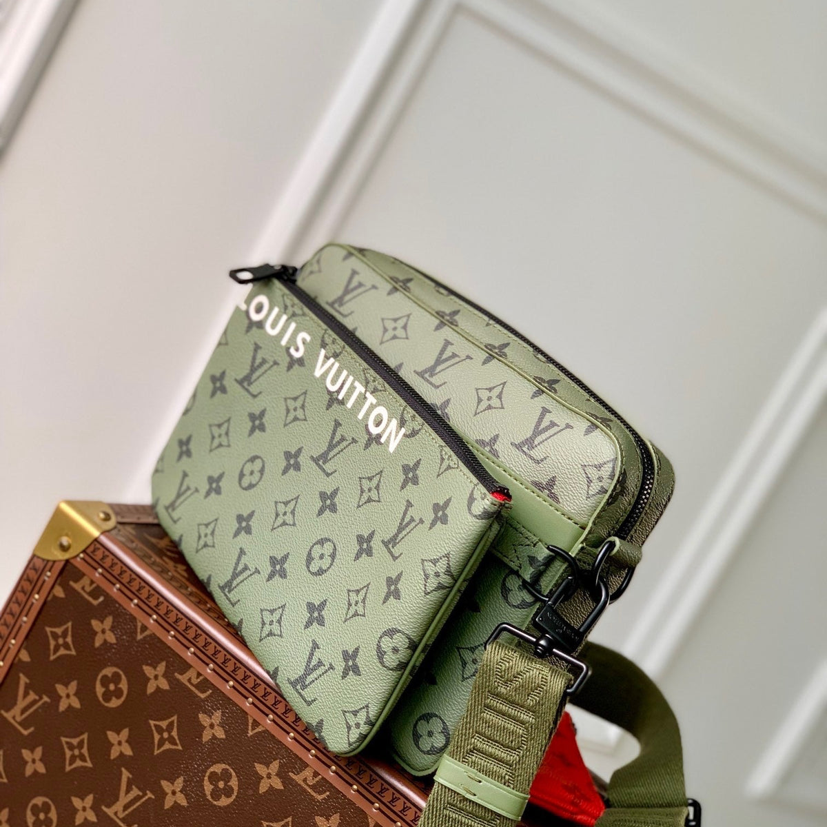 Louis Vuitton Bags- Louis Vuitton Lou Trio Messenger Bag Elegant Everyday Designer Handbag