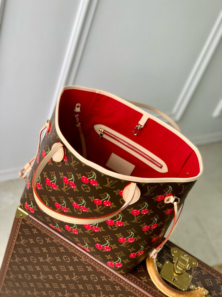 Louis Vuitton Bags- Louis Vuitton Lou x Murakami Neverfull Mm Bag Premium Designer Shoulder Bag