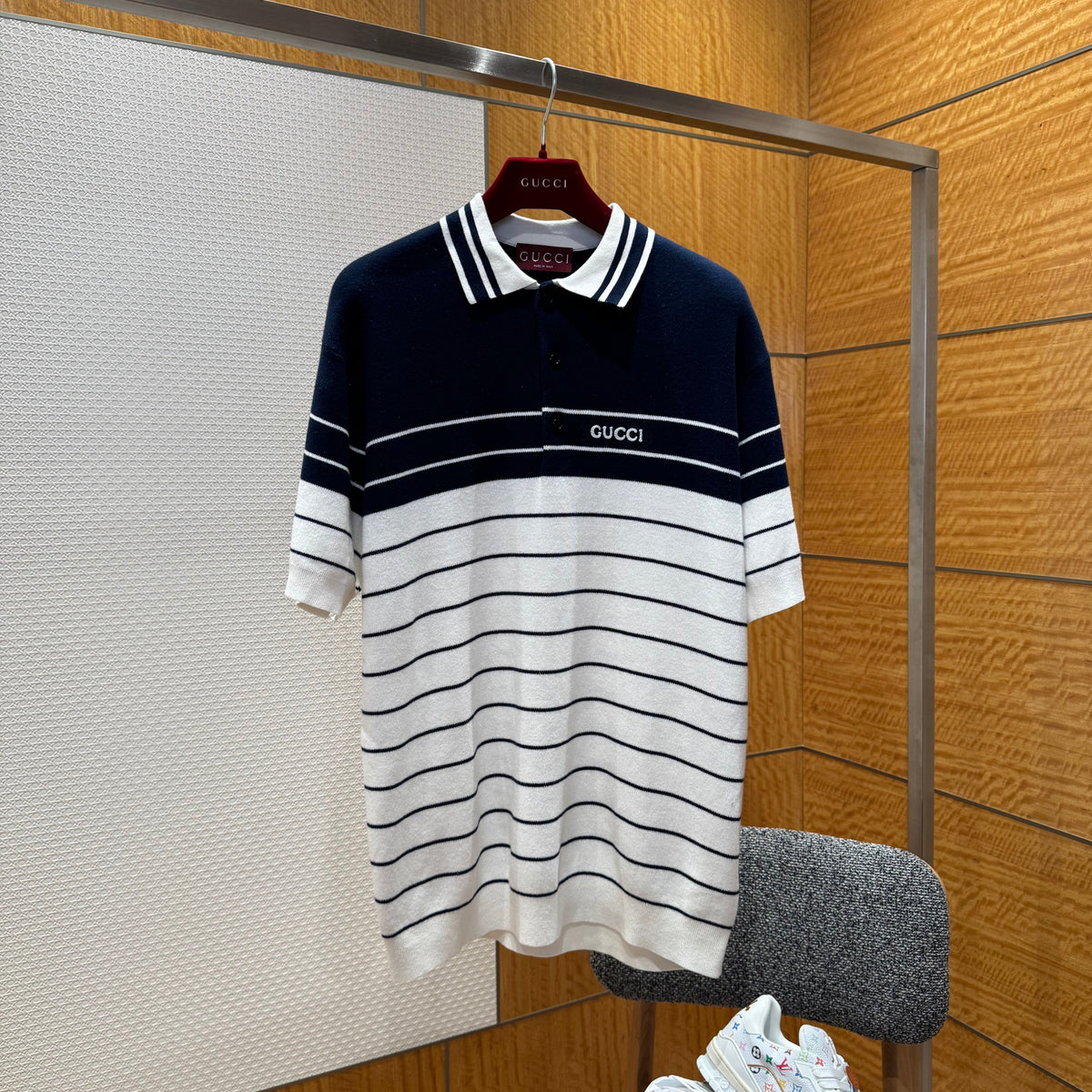 Gucci Polo Shirts- Gucci Polo Shirt Classic Designer Cotton Polo Shirt