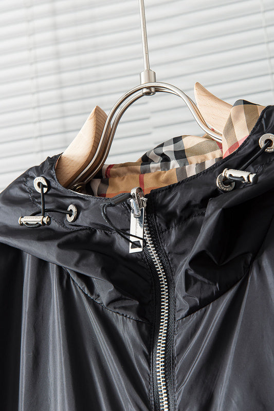 Close-up of Burberry designer clothing craftsmanship