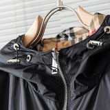 Close-up of Burberry designer clothing craftsmanship