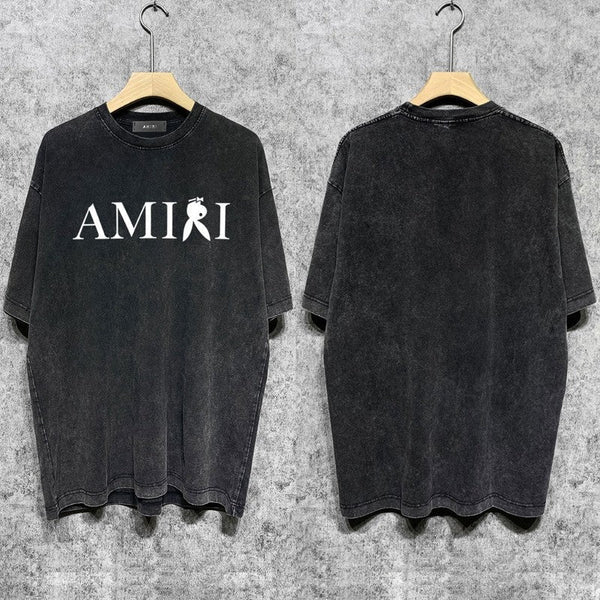 Amiri t-shirt front view designer style