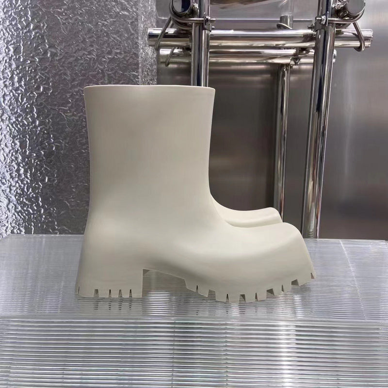 Balenciaga Tan Ankle Strap Heels - Lifestyle Styling Shot