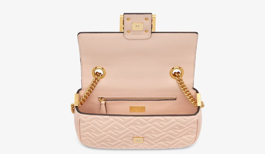 Fendi Bags? Fendi Baguette Chain Midi Nappa leather Bag Premium Designer Shoulder Bag
