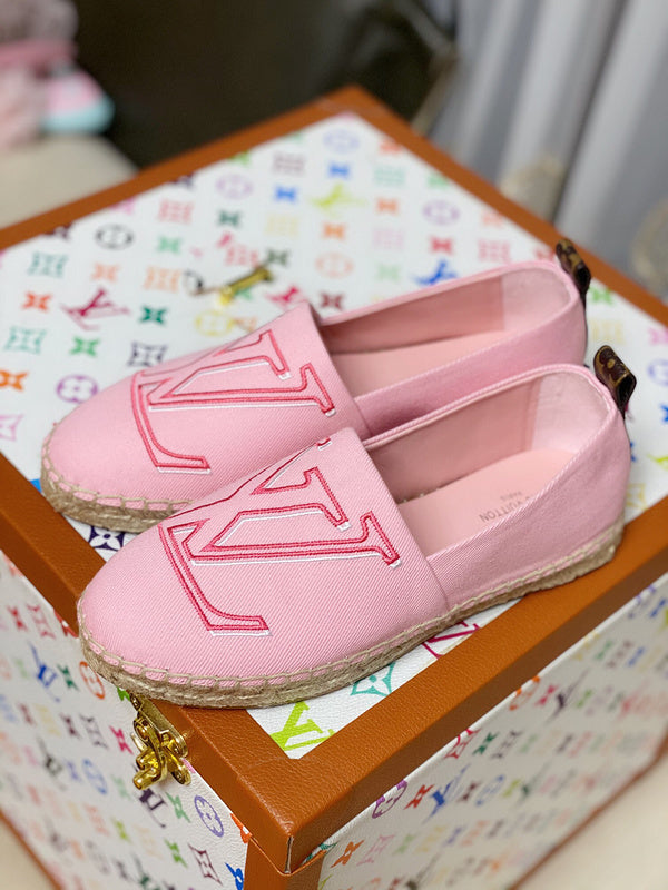 Louis Vuitton luxury shoes detail shot