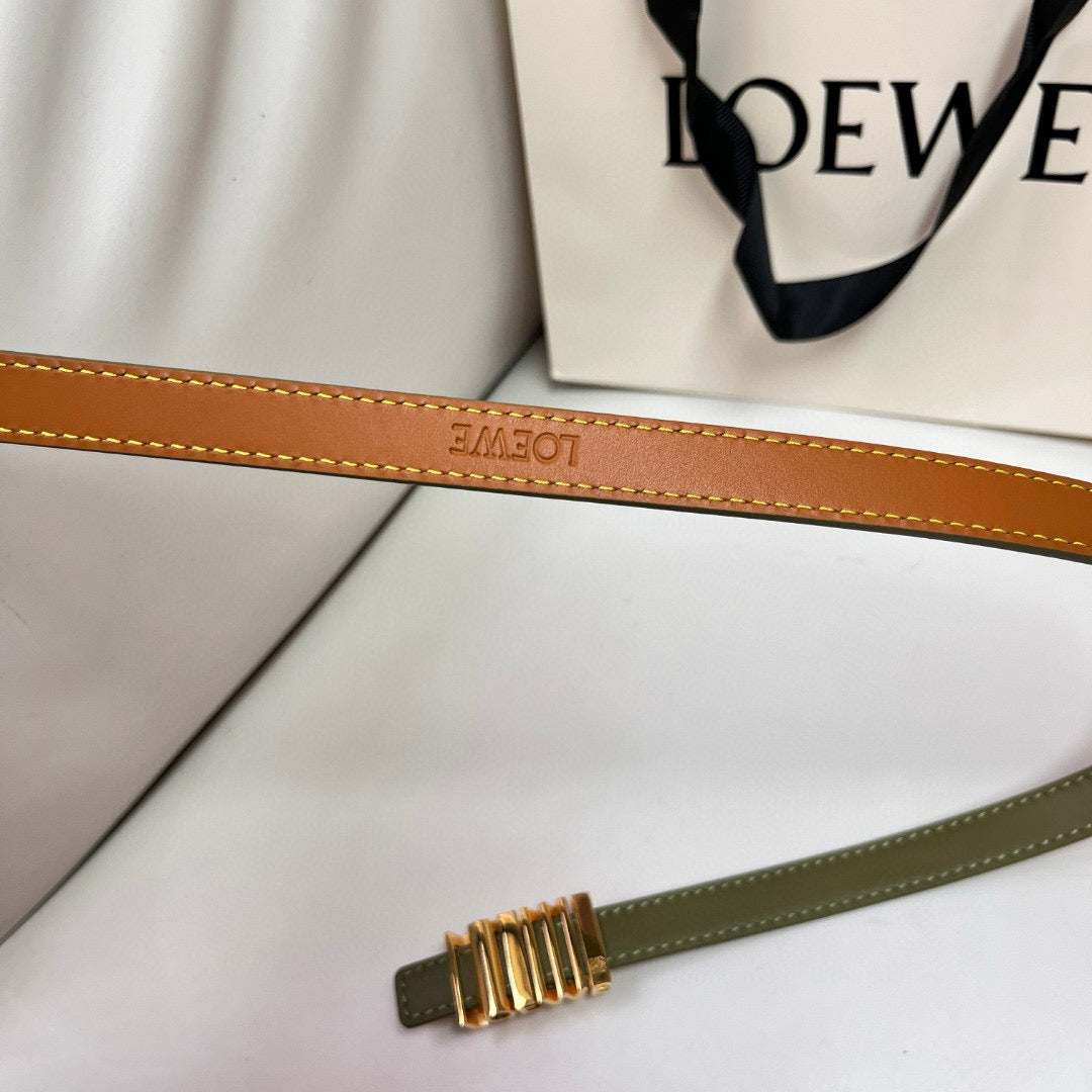 Belts- Loew Belt 1.5 Cm Premium Leather Designer Belt