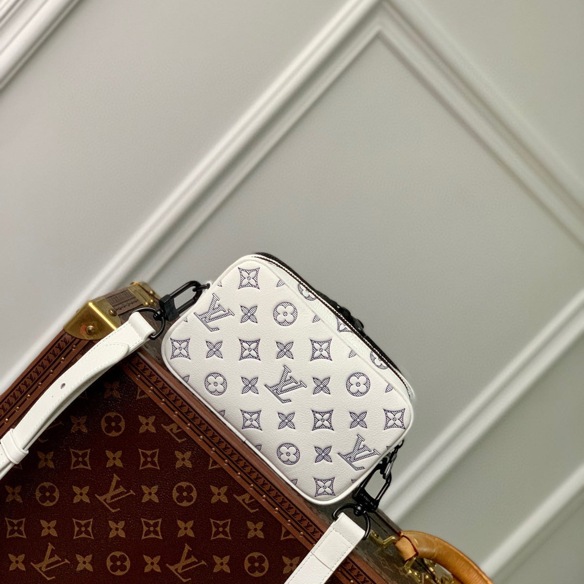 Louis Vuitton Wallets- Louis Vuitton Lou Alpha Wearable Wallet Premium Leather Designer Wallet