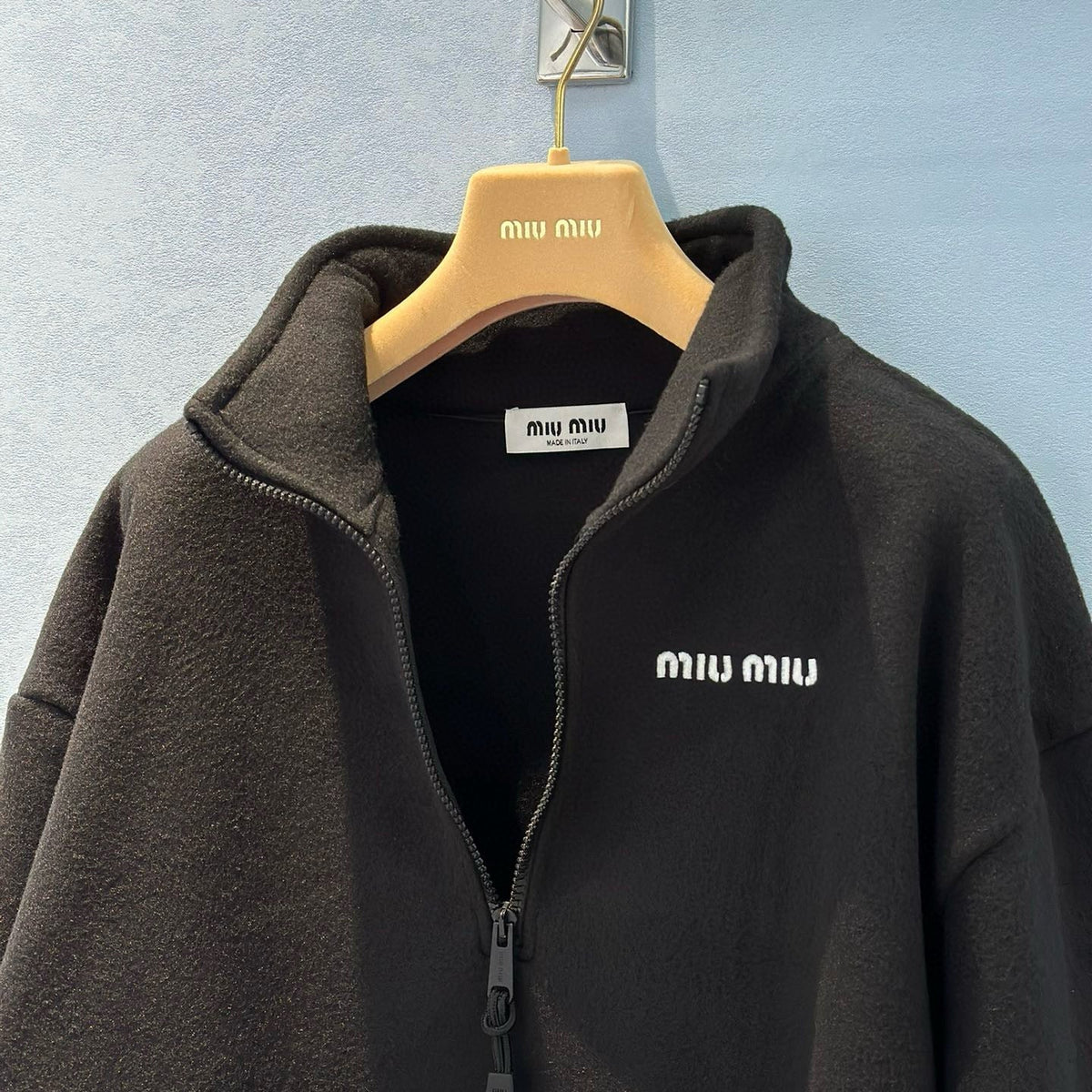 Jackets- Miu M Fleece Jacket Stylish Everyday Designer Outerwear