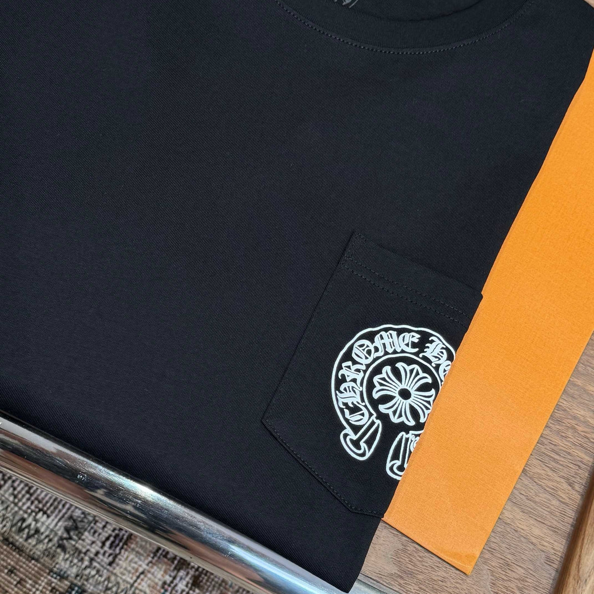 T-Shirts- Chrome H T-shirt Premium Designer Cotton T-Shirt
