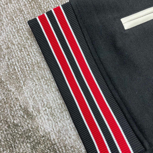 Close-up of Amiri hoodie craftsmanship
