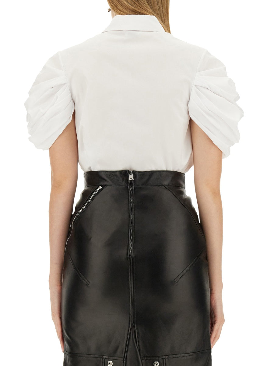 Alexander McQueen tee shirts side profile designer luxury fashion