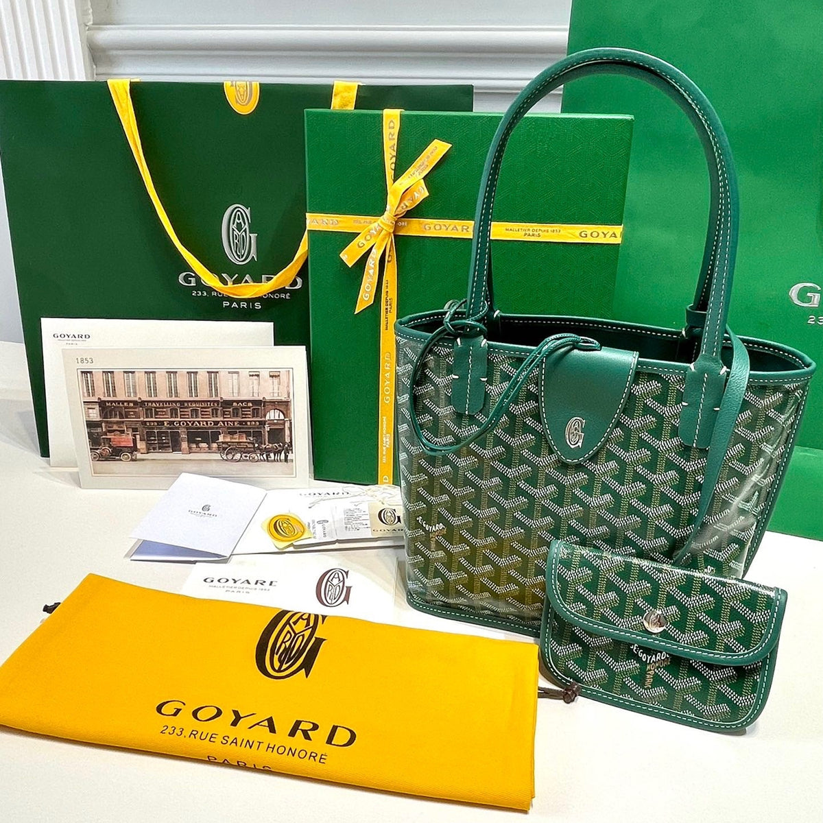 Bags- Goya Mini Anjou Bag Luxury Designer Leather Handbag