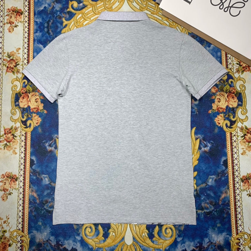 Close-up of Burberry t-shirt craftsmanship
