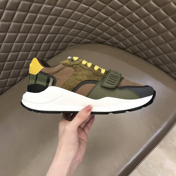 Burberry Camel Combat Boots - Sole Detail View