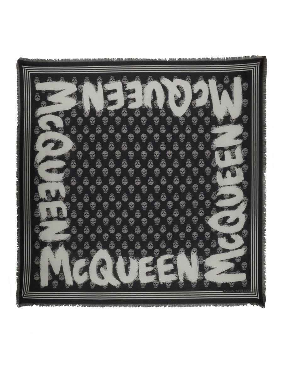 Alexander McQueen scarves & wraps luxury designer piece front view