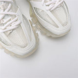 Balenciaga Beige Low-Top Sneakers - Back View